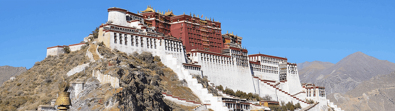 The Potala Palace in Lhasa, in the Tibet Autonomous Region